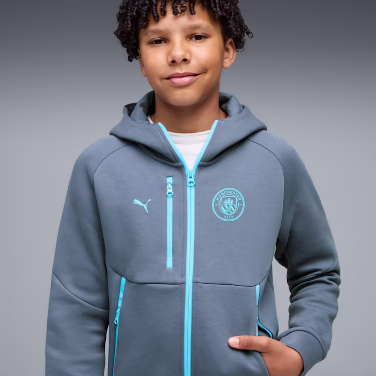 PUMA MCFC PUMATECH FZ Hoodie Jr