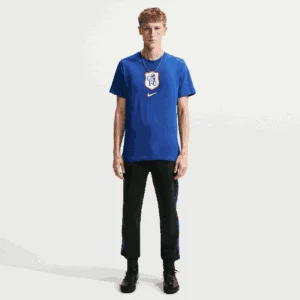 CFC M NK SHLD CREST TEE